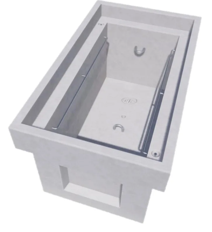 Chambre de tirage K2C béton (vue 3D, couverture FDES)